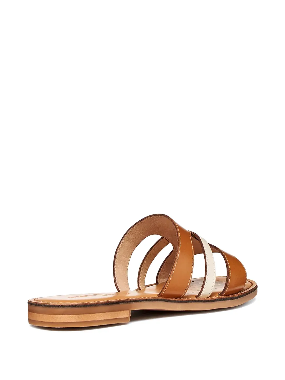 Geox cut-out leather slides Bruin