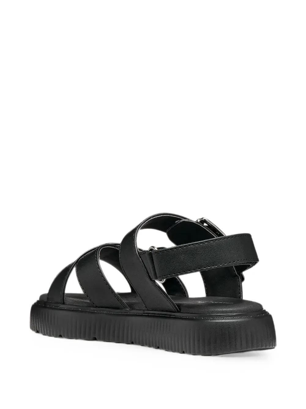 Geox Kids Kodette crossover touch-strap sandals Zwart