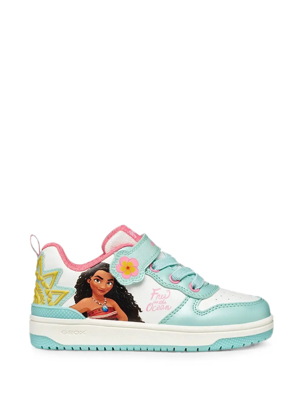 Geox Kids Moana touch-strap sneakers Wit