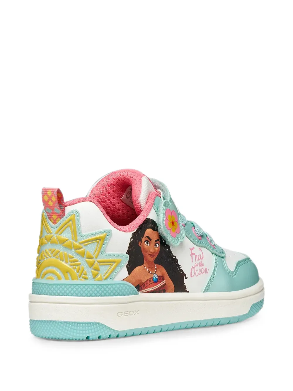 Geox Kids Moana touch-strap sneakers Wit