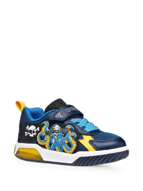 Geox Kids Inek octopus-patch touch-strap sneakers