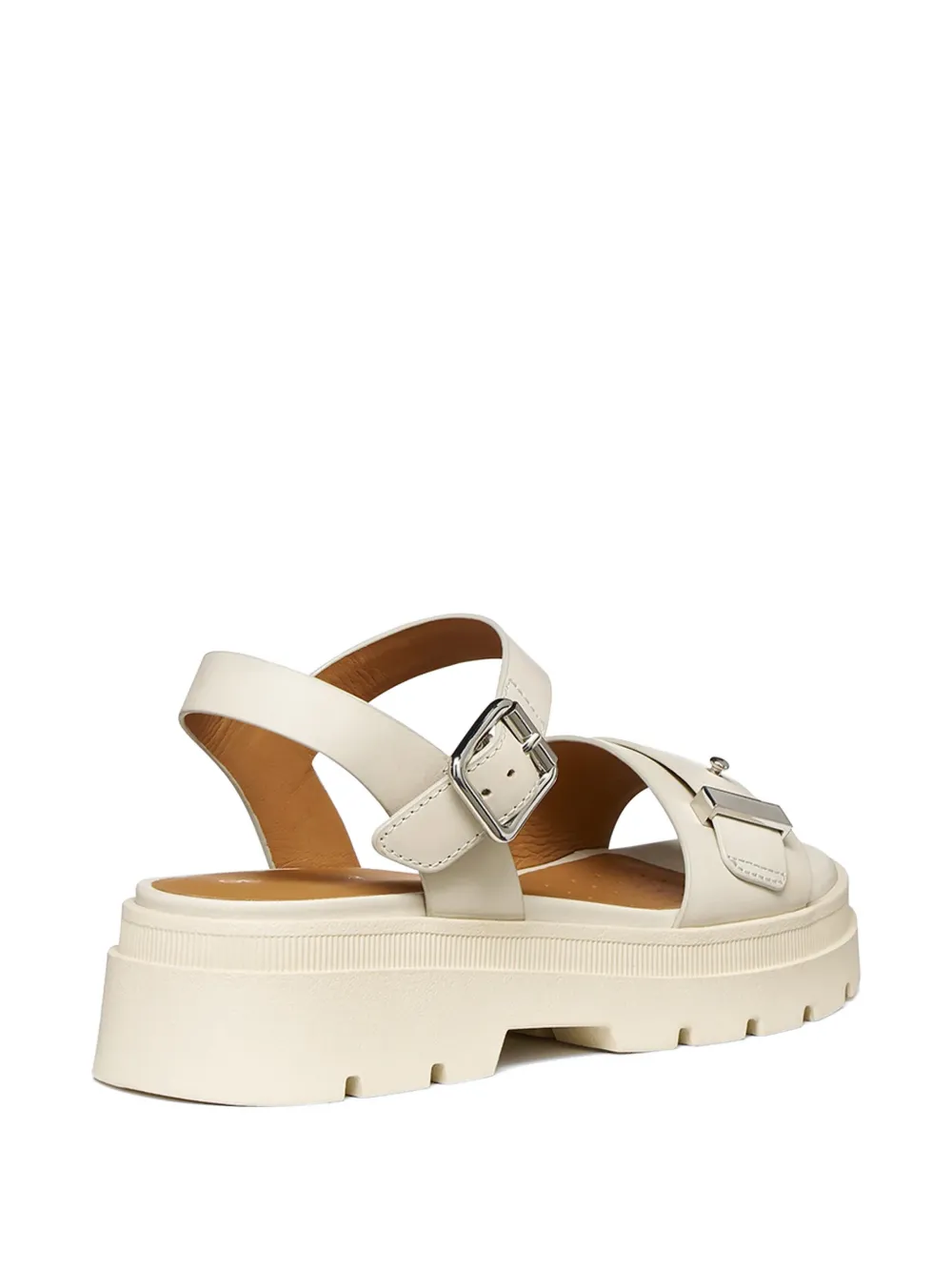 Geox buckle-fastening chunky-sole sandals Beige
