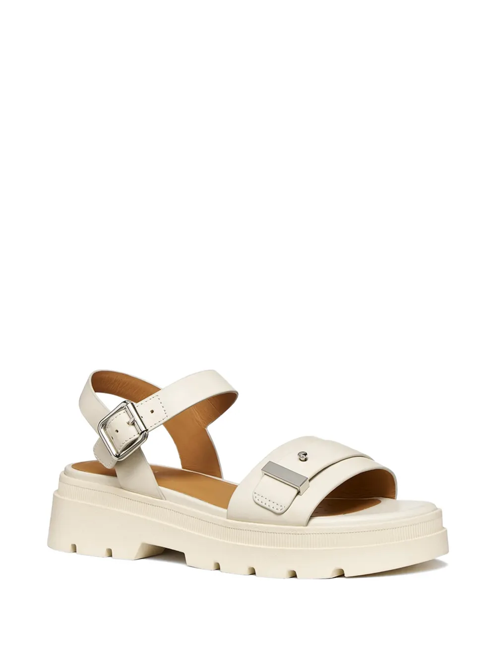 Geox buckle-fastening chunky-sole sandals Beige