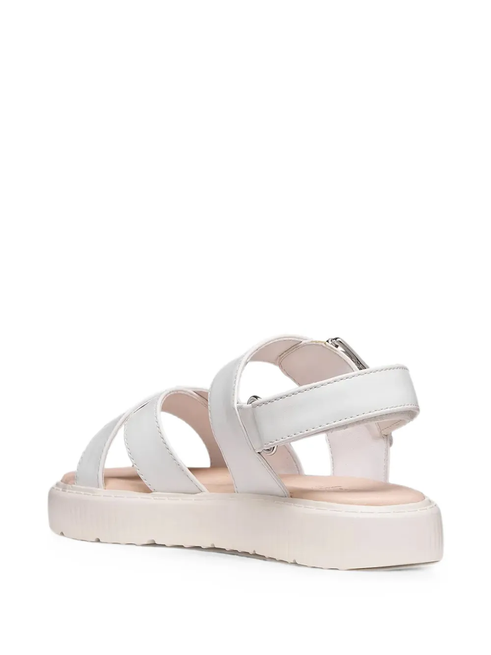 Geox Kids Kodette buckle-fastening crossover-strap sandals Wit