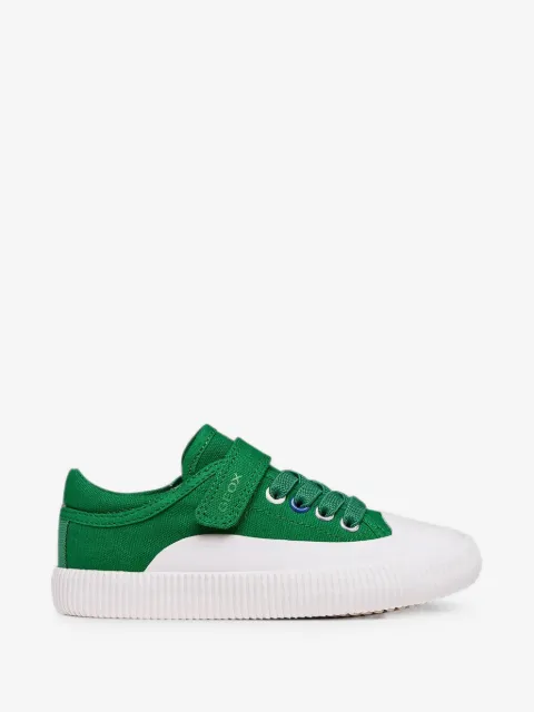 Geox Kids Tippeste touch-strap lace-up sneakers