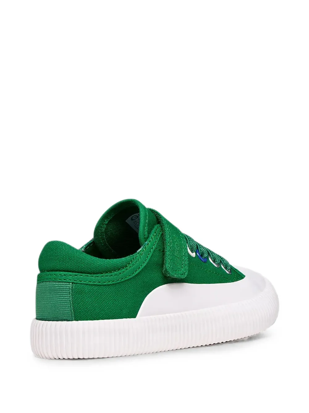 Geox Kids Tippeste touch-strap lace-up sneakers Groen