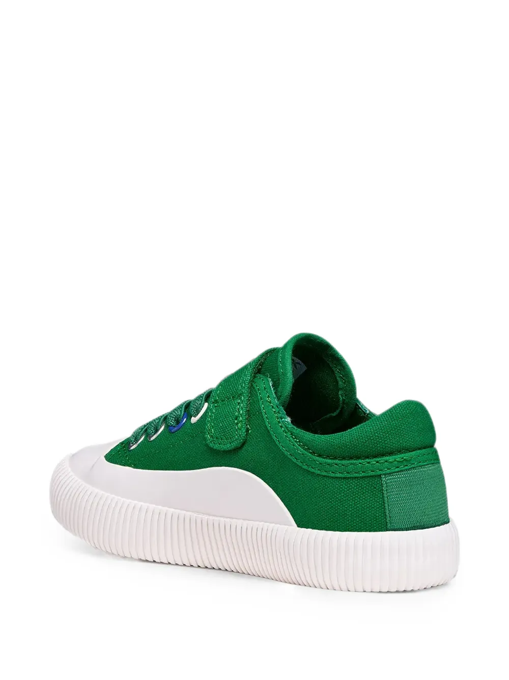 Geox Kids Tippeste touch-strap lace-up sneakers Groen