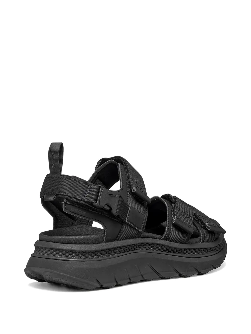 Geox Sandalen met klittenband Zwart