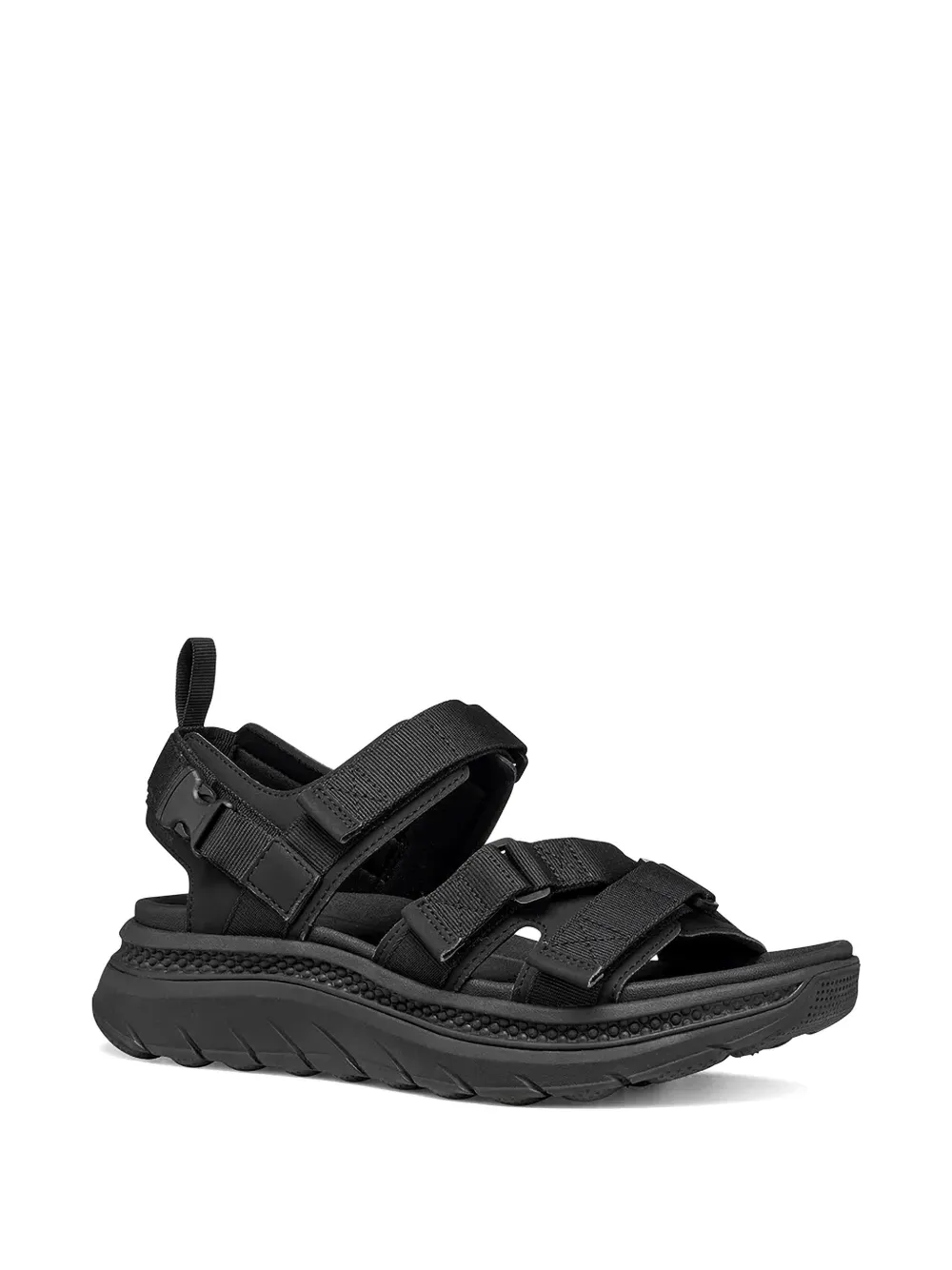 Geox Sandalen met klittenband Zwart