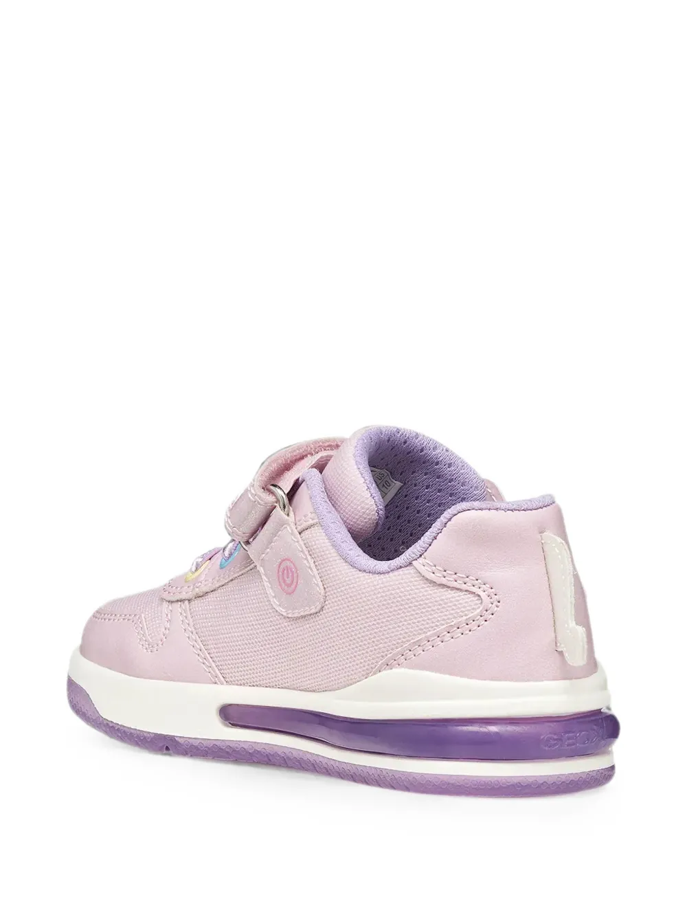 Geox Kids Sketlite unicorn-patch touch-strap sneakers Roze