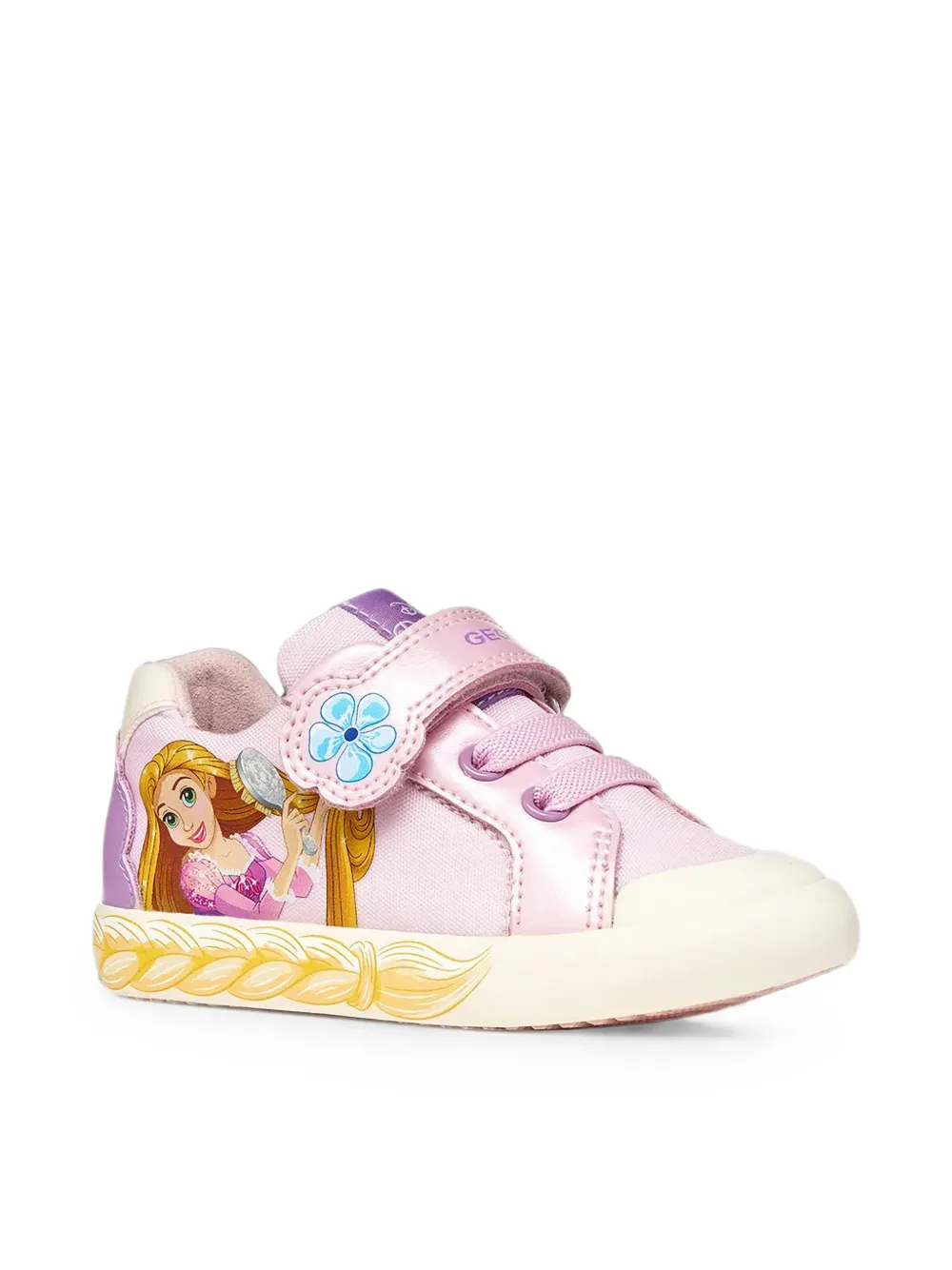 Geox Kids x Disney Gisli Rapunzel-print sneakers Roze