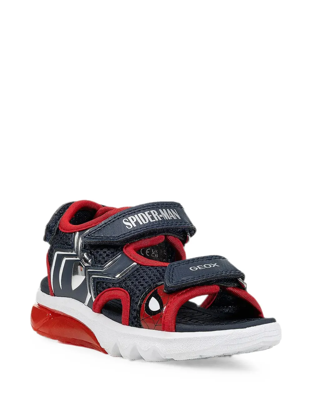 Geox Kids Spider-Man touch-strap sandals - Blu