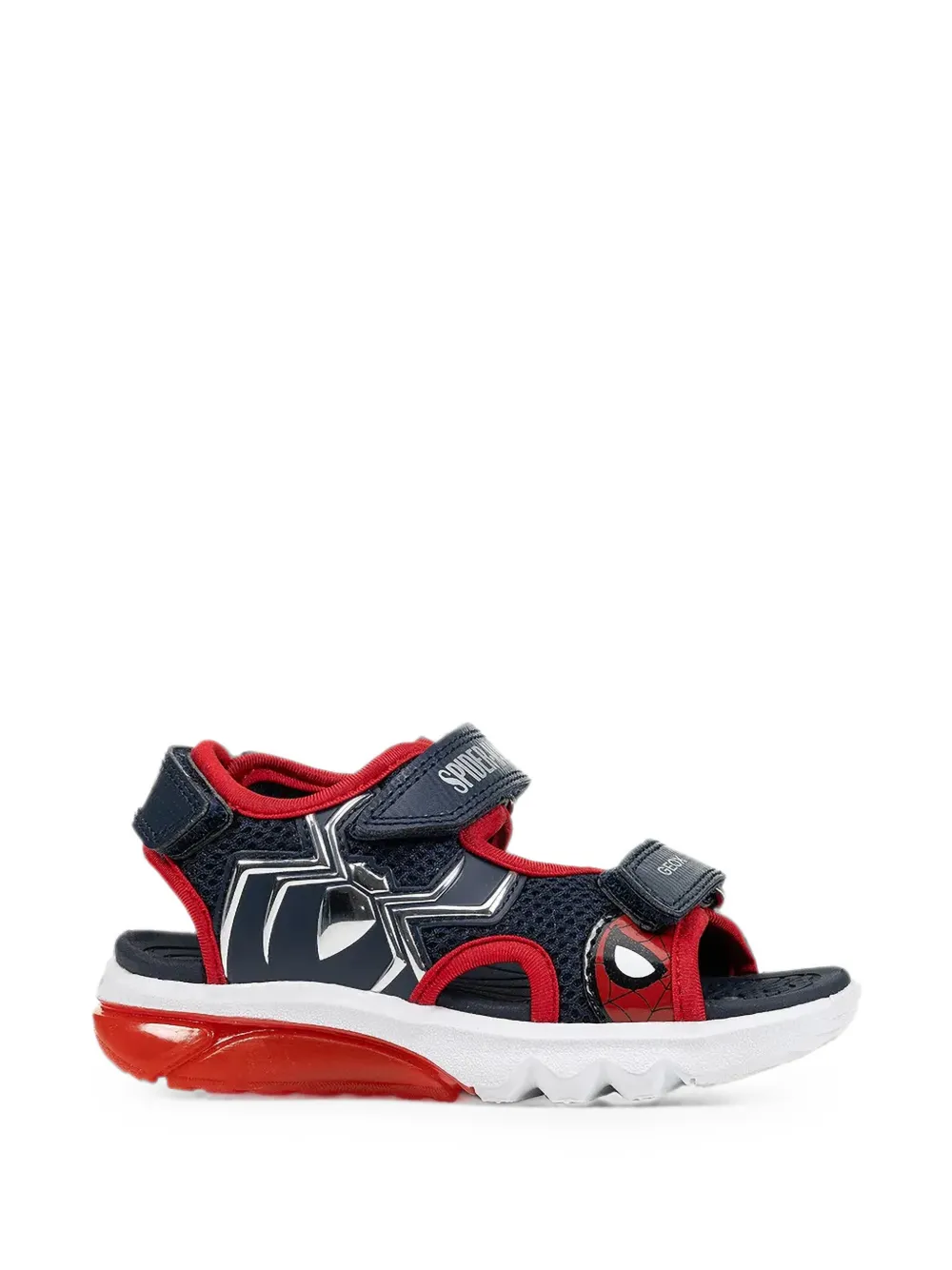 Geox Kids Spider-Man touch-strap sandals Blauw