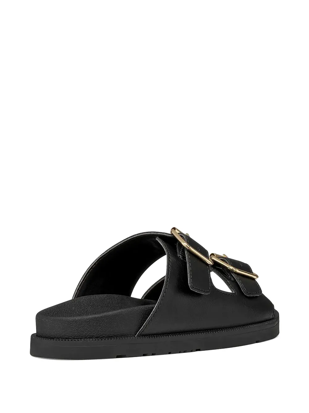 Geox stud-embellished buckle-fastening sandals Zwart