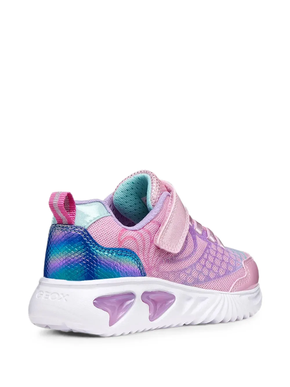 Geox Kids Assister touch-strap sneakers Roze