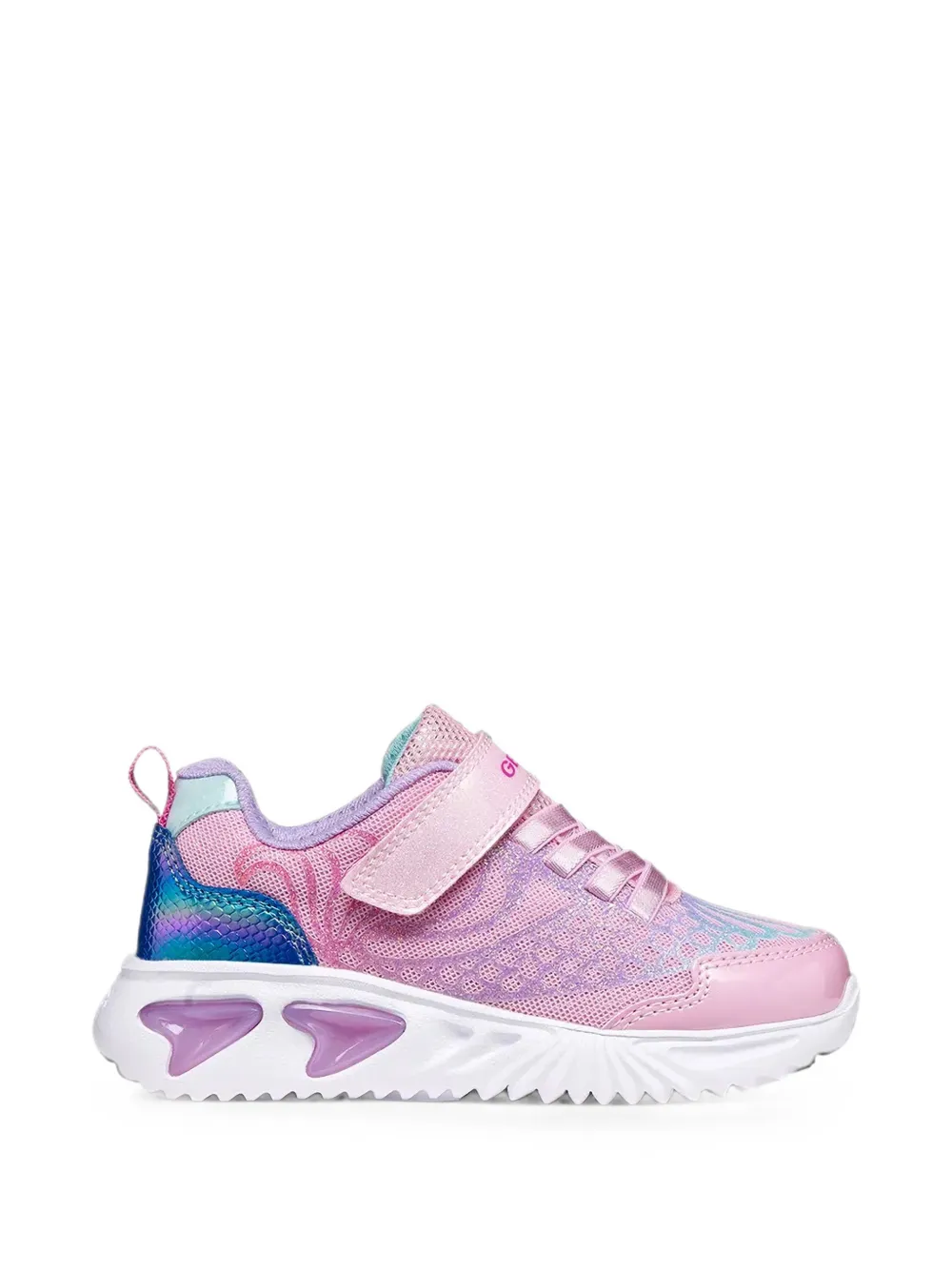 Geox Kids Assister touch-strap sneakers Roze