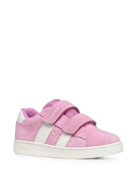 Geox Kids Eclyper touch-strap logo-print sneakers