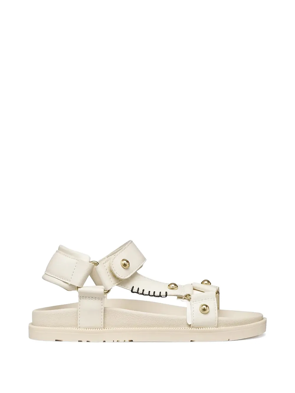 Geox stud-embellished touch-strap sandals - Nude