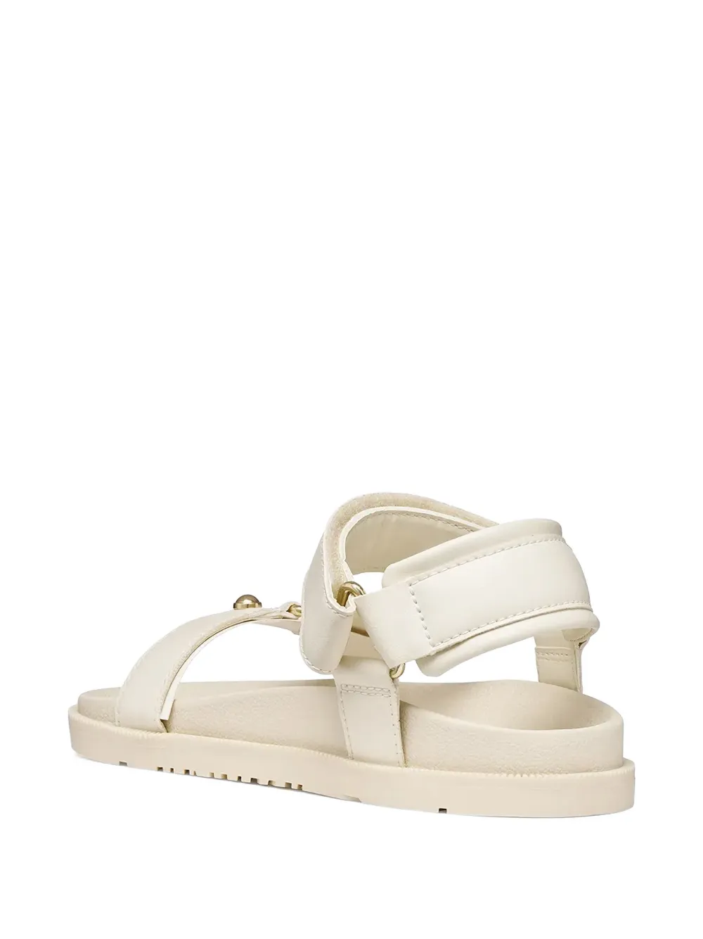 Geox stud-embellished touch-strap sandals Beige