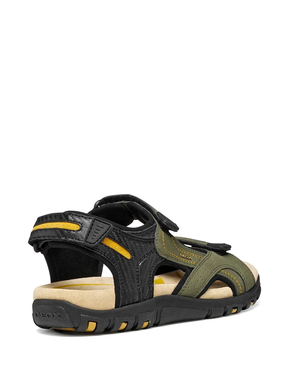 Geox Sandalen met klittenband Groen