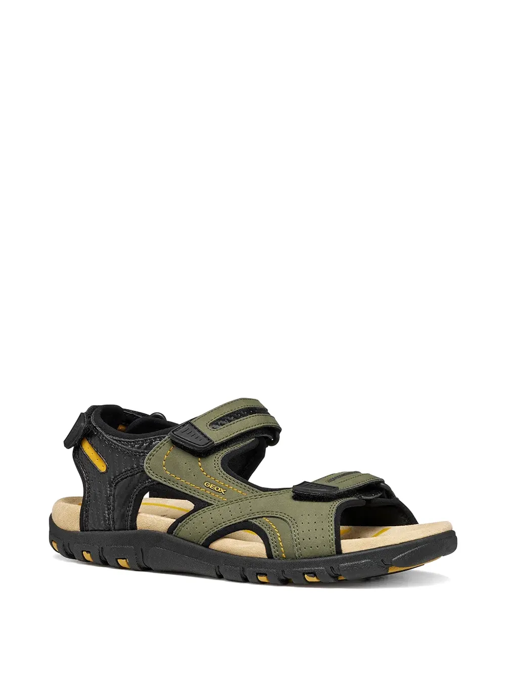 Geox Sandalen met klittenband Groen