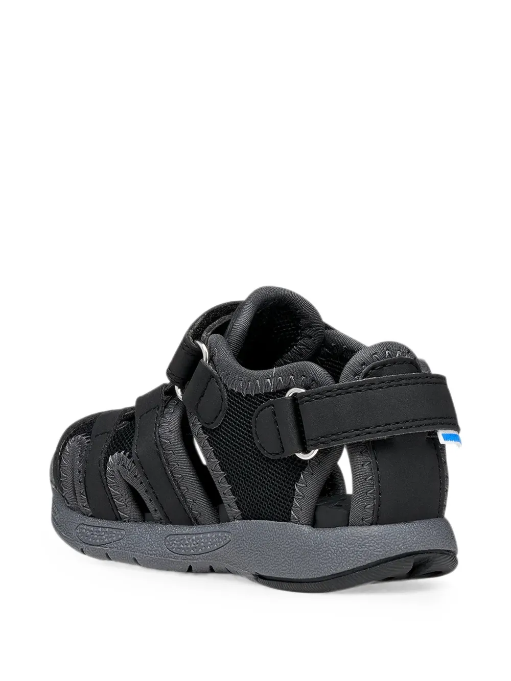 Geox Kids Multy touch-strap sandals Zwart