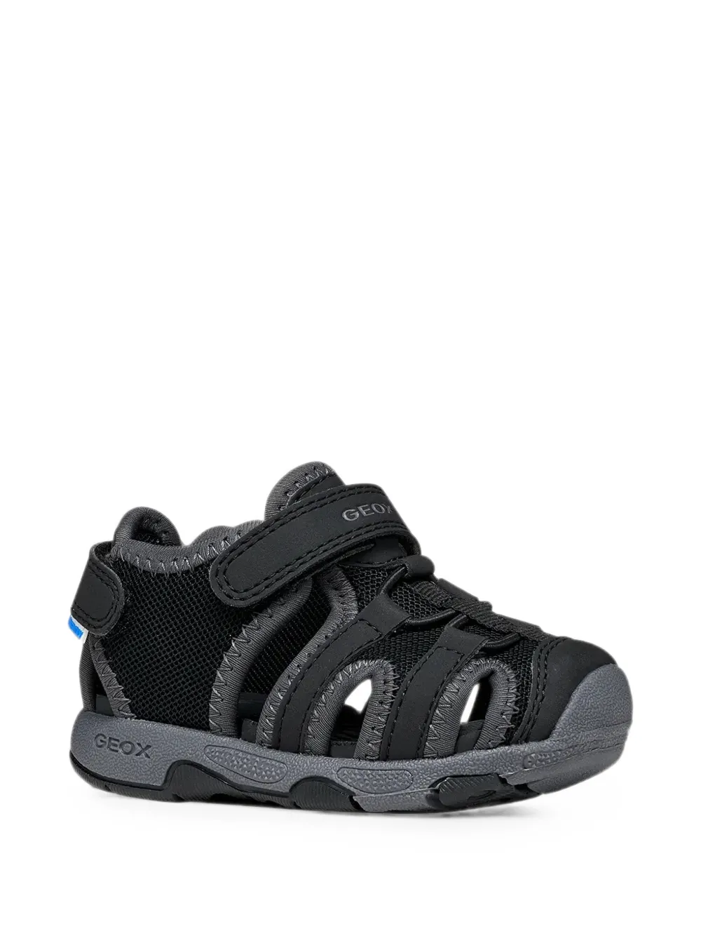 Geox Kids Multy touch-strap sandals Zwart