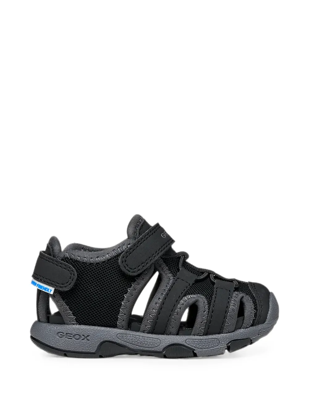 Geox Kids Multy touch-strap sandals Zwart