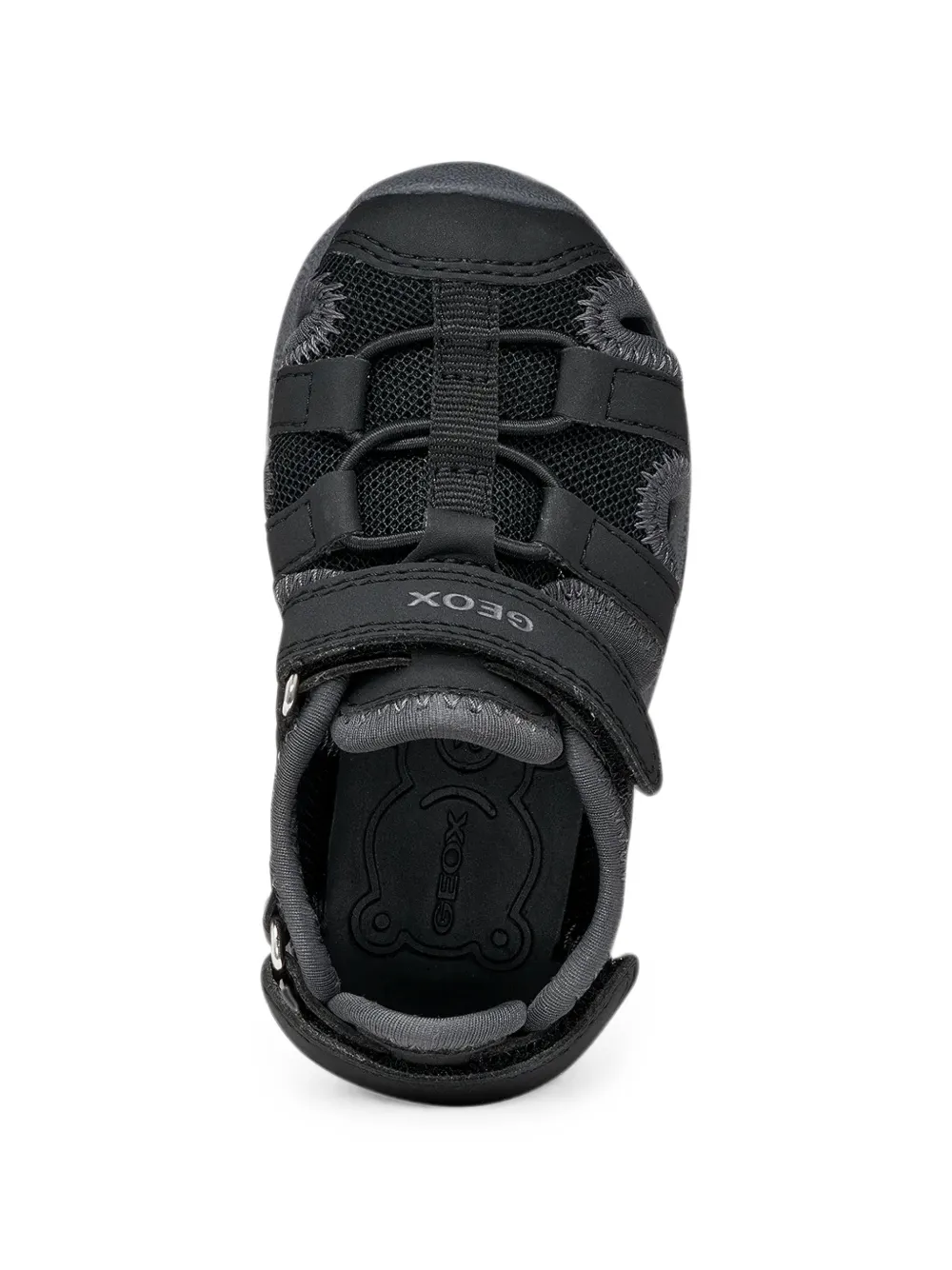 Geox Kids Multy touch-strap sandals Zwart