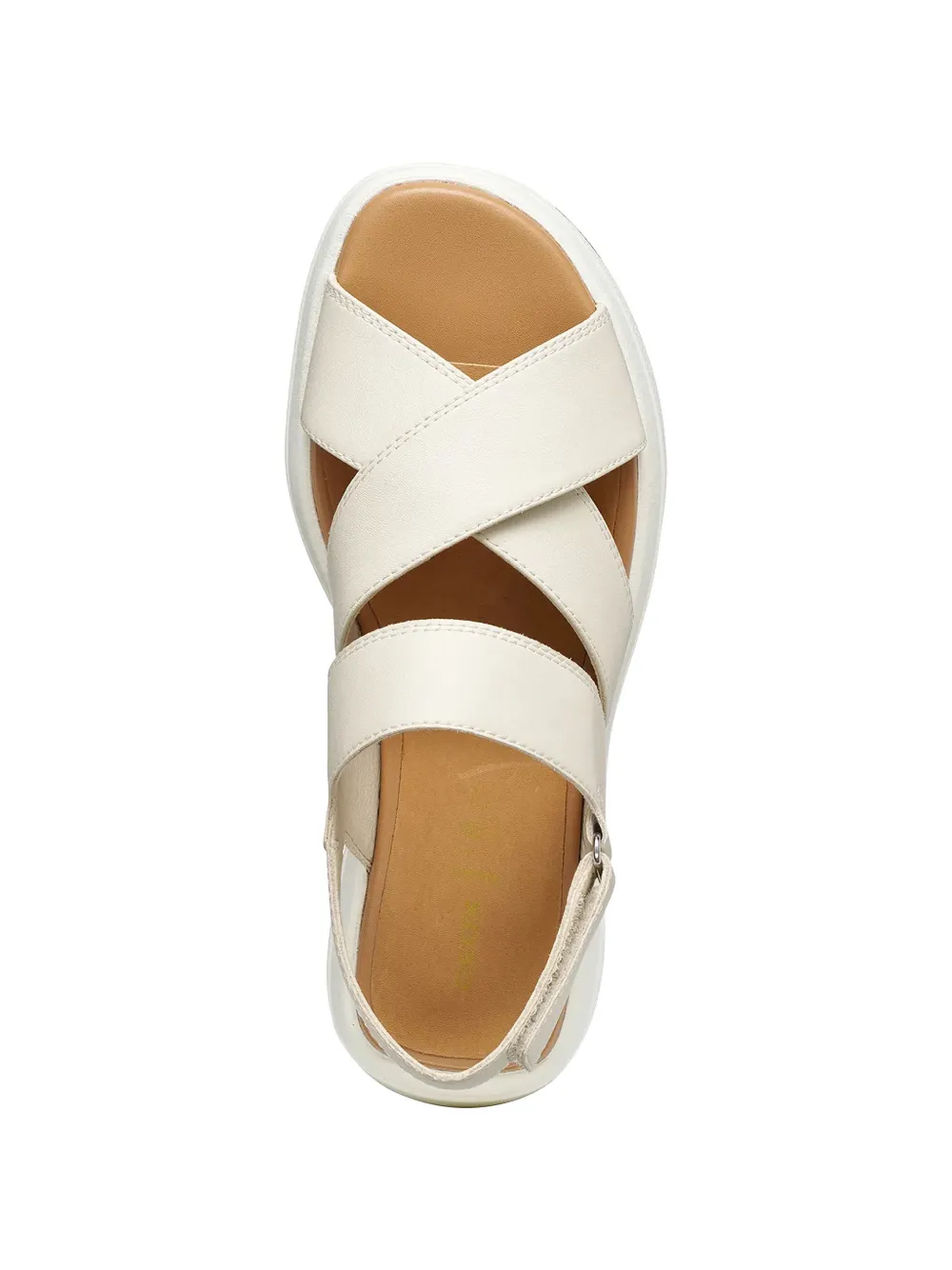 Geox crossover-strap touch-strap sandals Beige