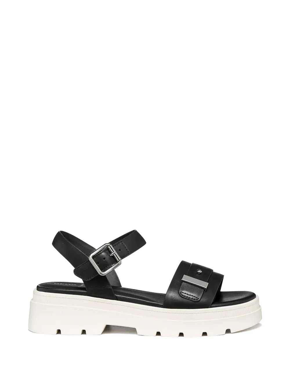 Geox buckle-fastening chunky-sole sandals - Schwarz