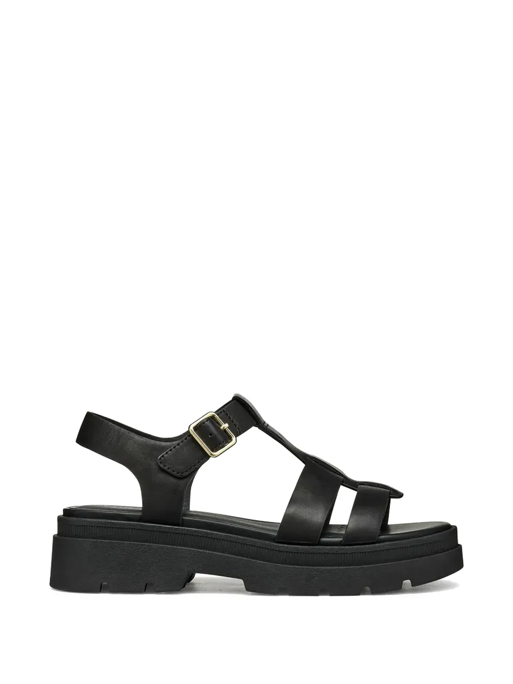 Geox buckle-fastening lug-sole sandals - Schwarz