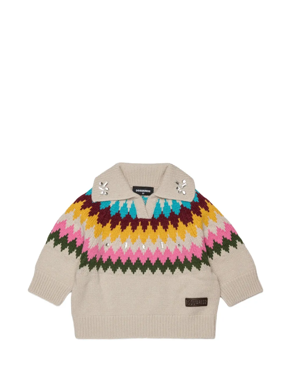 DSQUARED2 KIDS Maglione con decorazione - Toni neutri