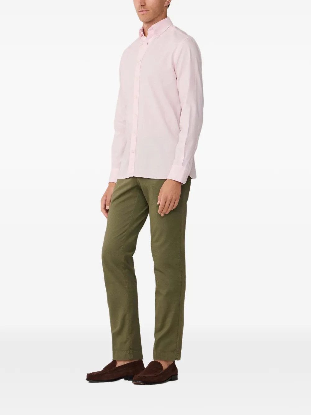 Hackett London Kensington slim-fit chino Groen
