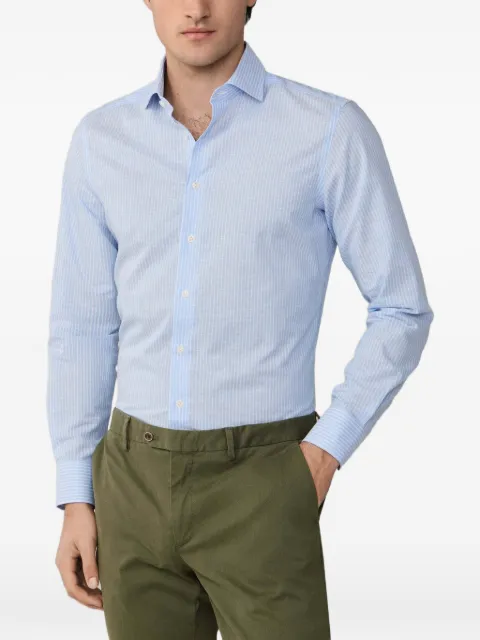 Hackett London chemise à rayures Bengal et col Knightsbridge