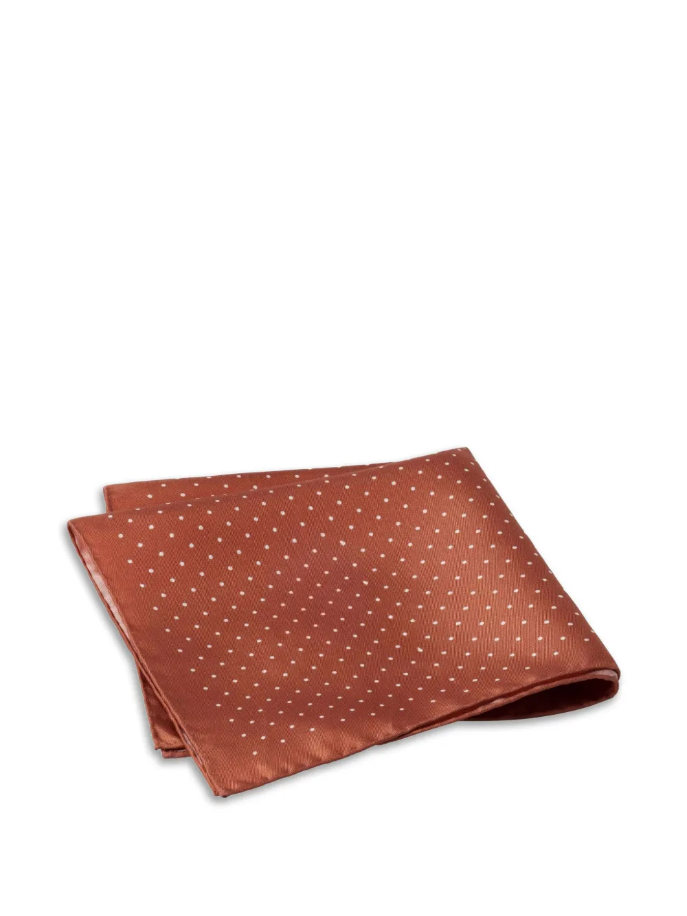 Hackett Mayfair Pocket Square In Brown