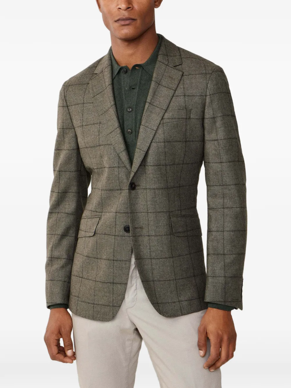 Hackett London Blazer Ascot a quadri - Verde