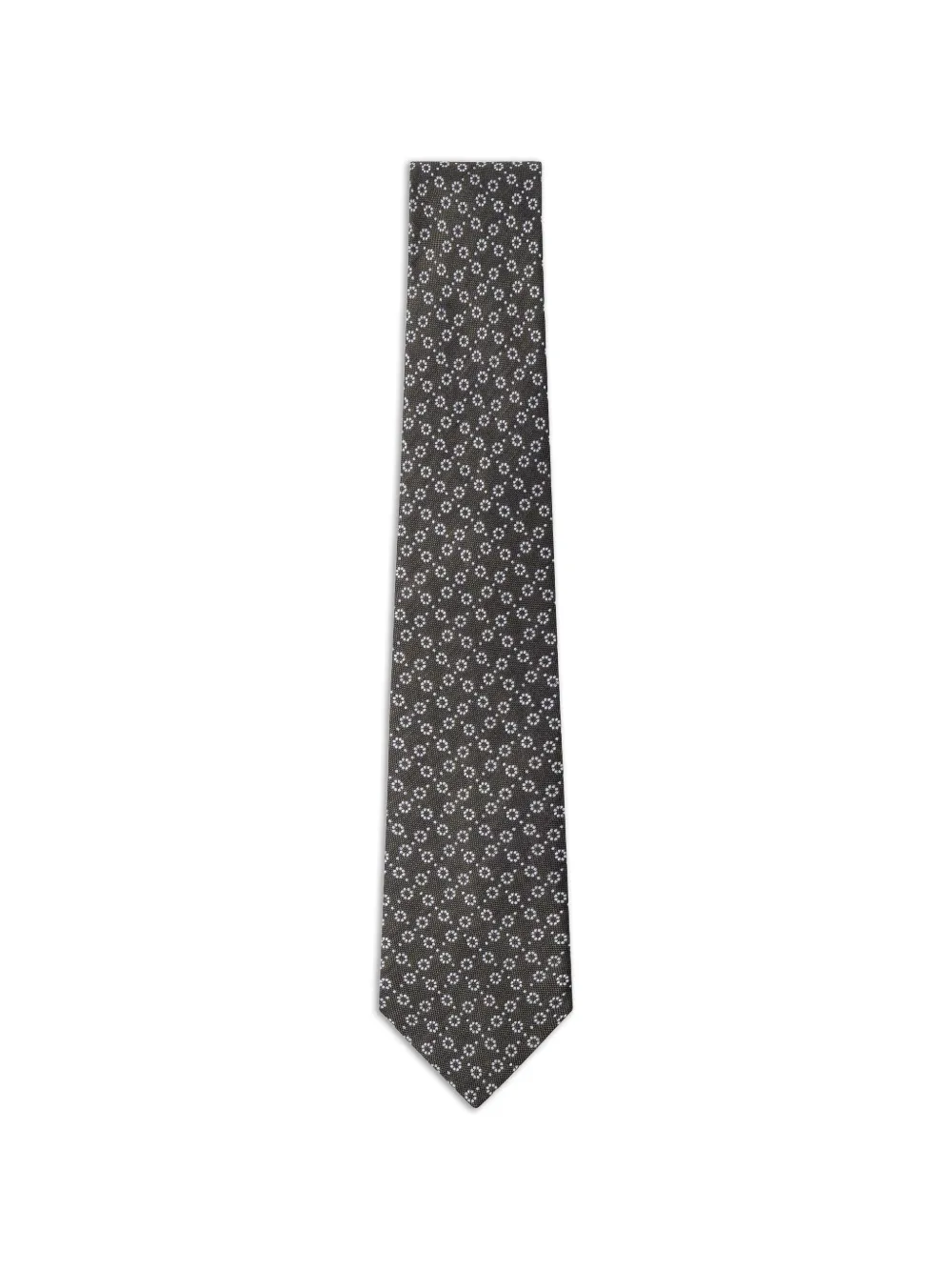 Hackett Natte Circle Dot Tie In Black