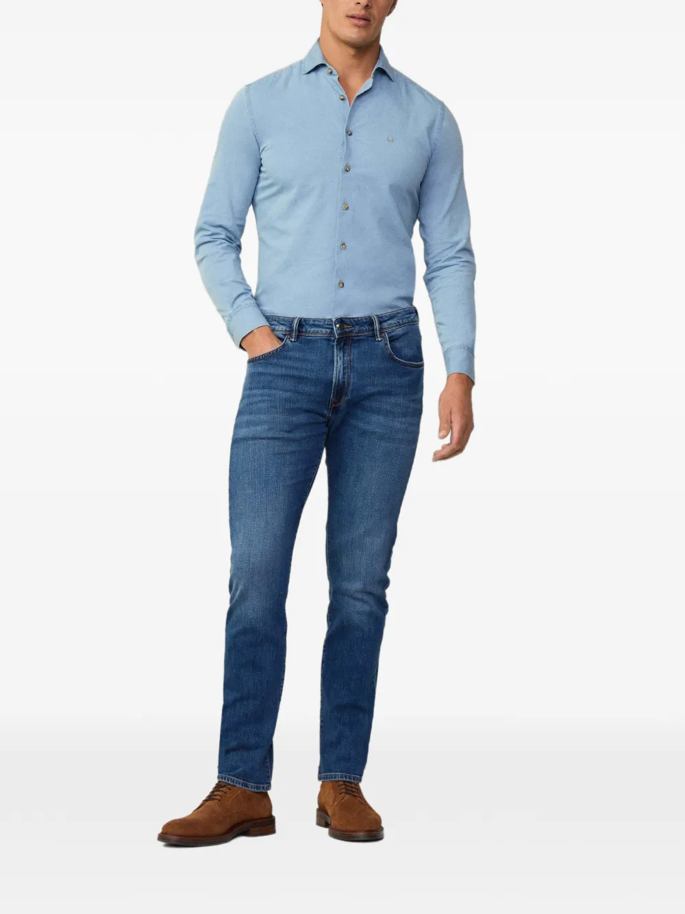  Hackett Vaqueros Rectos - Azul 