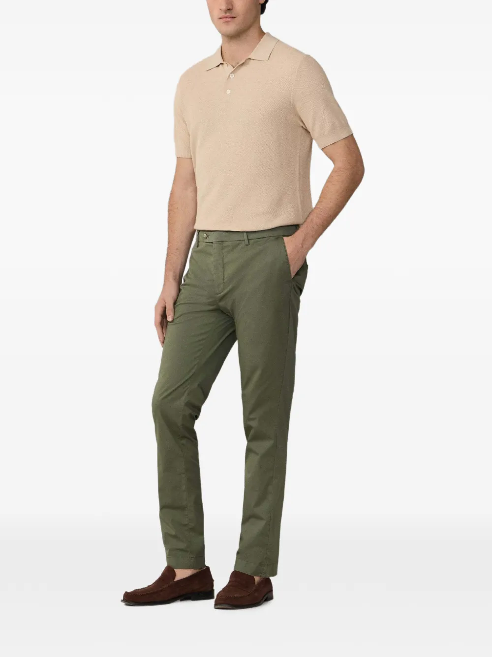 Hackett London Kensington slim-fit chino Groen