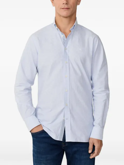 Hackett London ticking-stripe button-down shirt