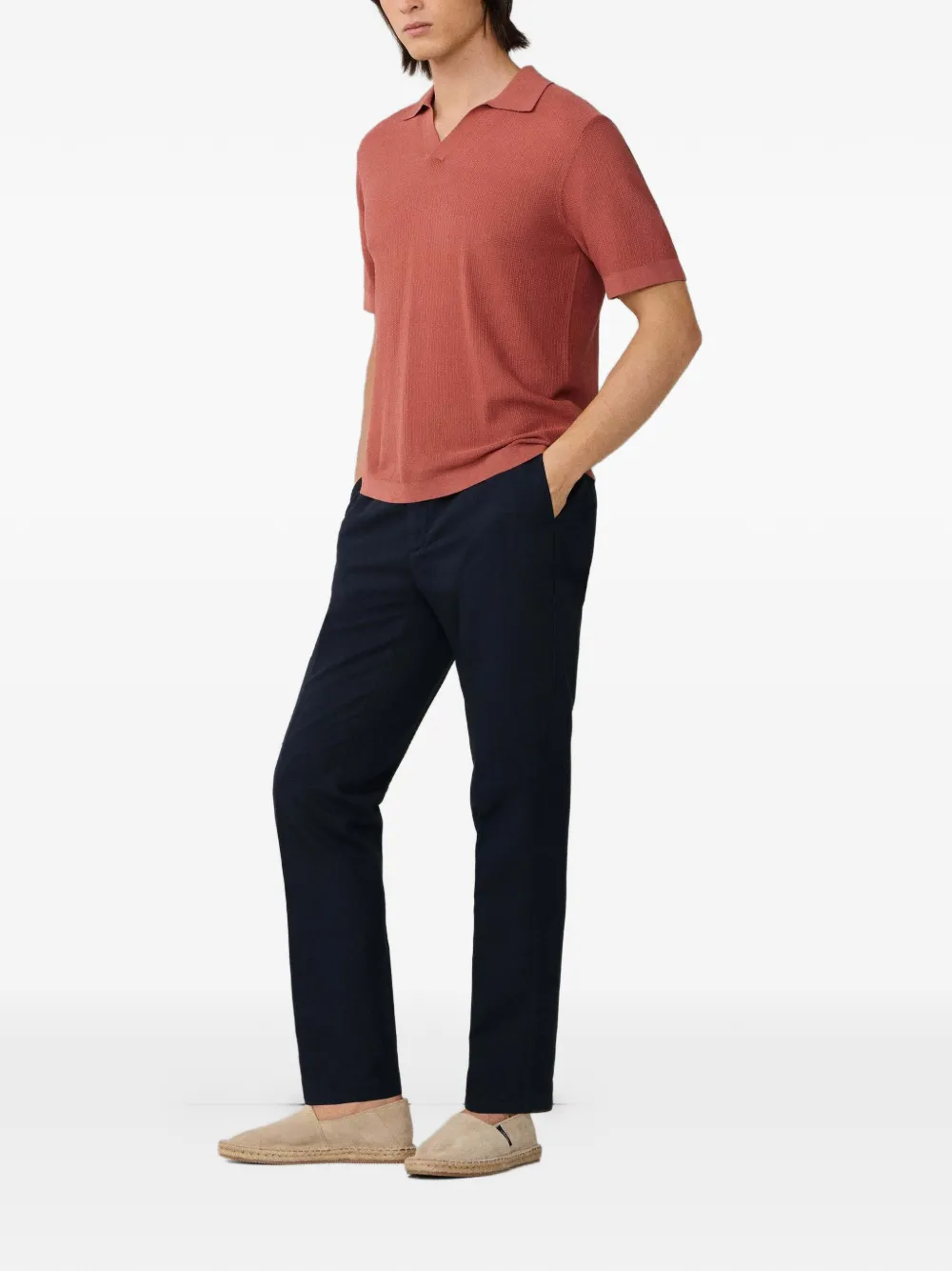 Hackett London Kensington slim-fit chino Blauw