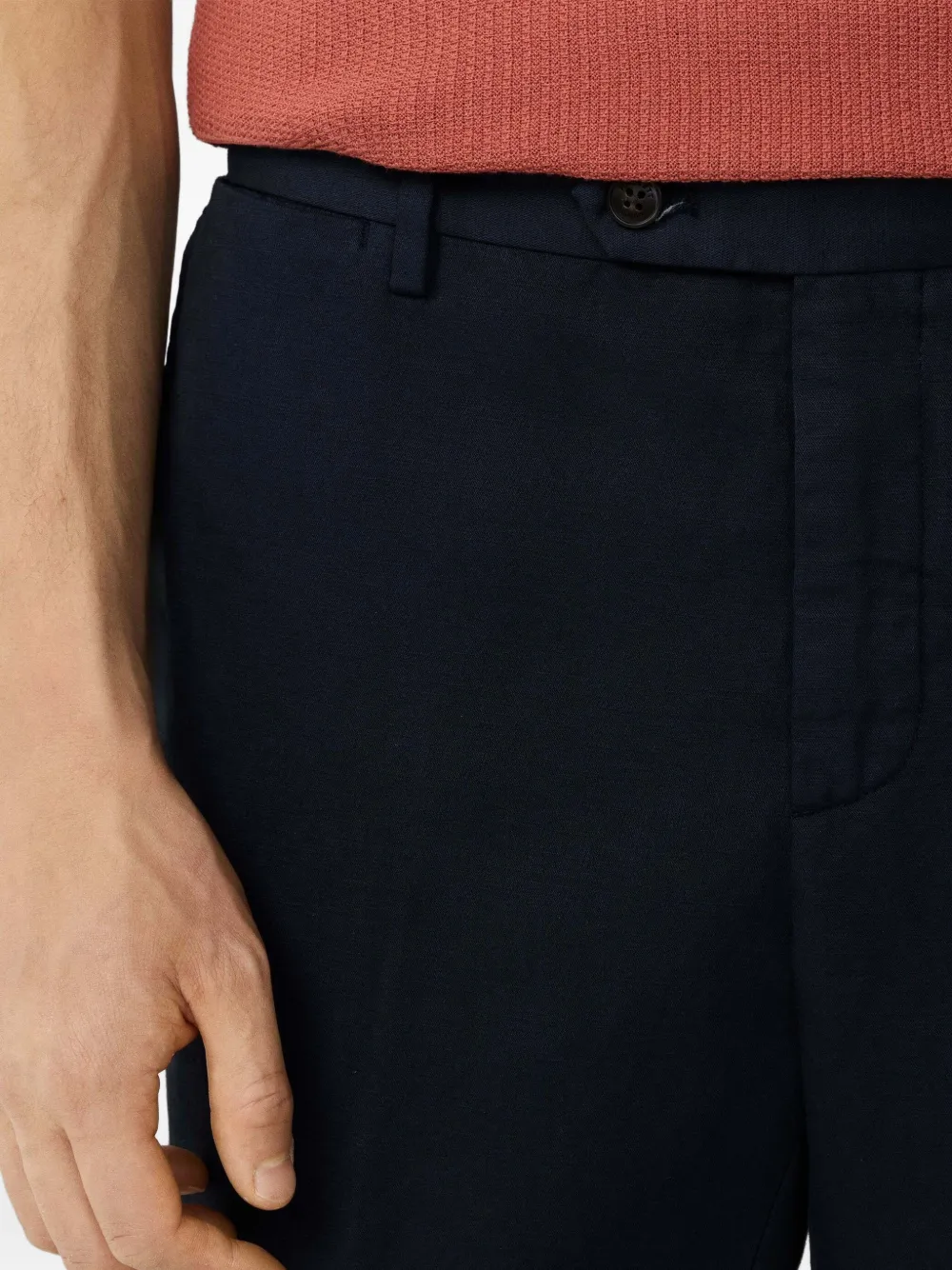 Hackett London Kensington slim-fit chino Blauw
