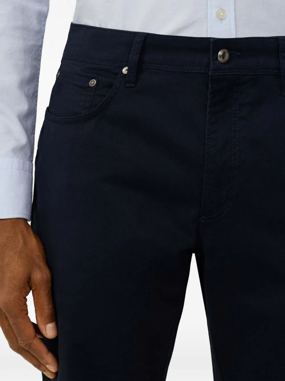Hackett London Trinity straight broek Blauw
