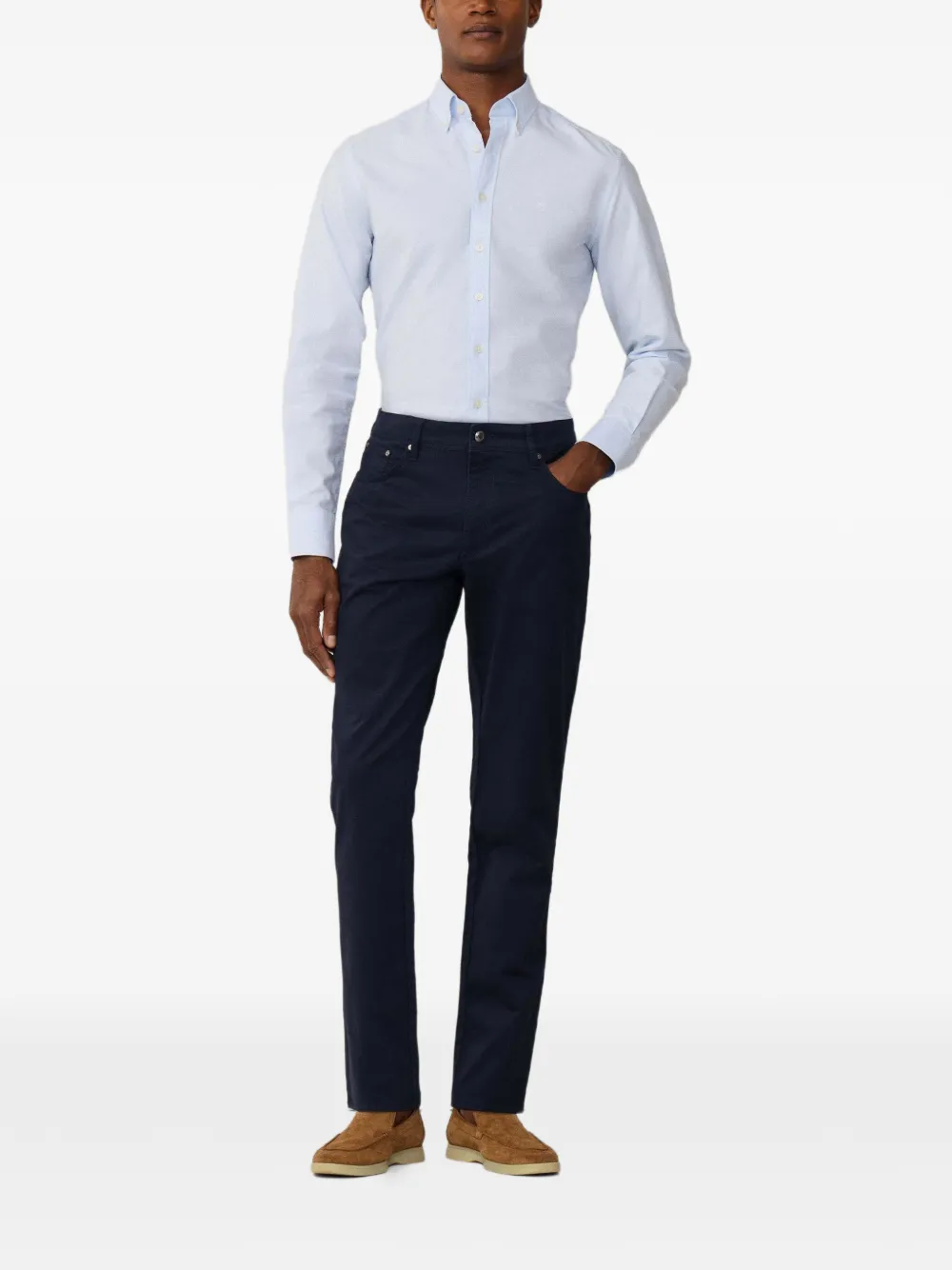 Hackett London Trinity straight broek Blauw