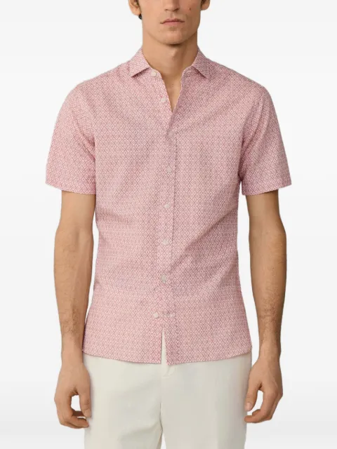 Hackett London camisa manga corta con estampado de arcilla