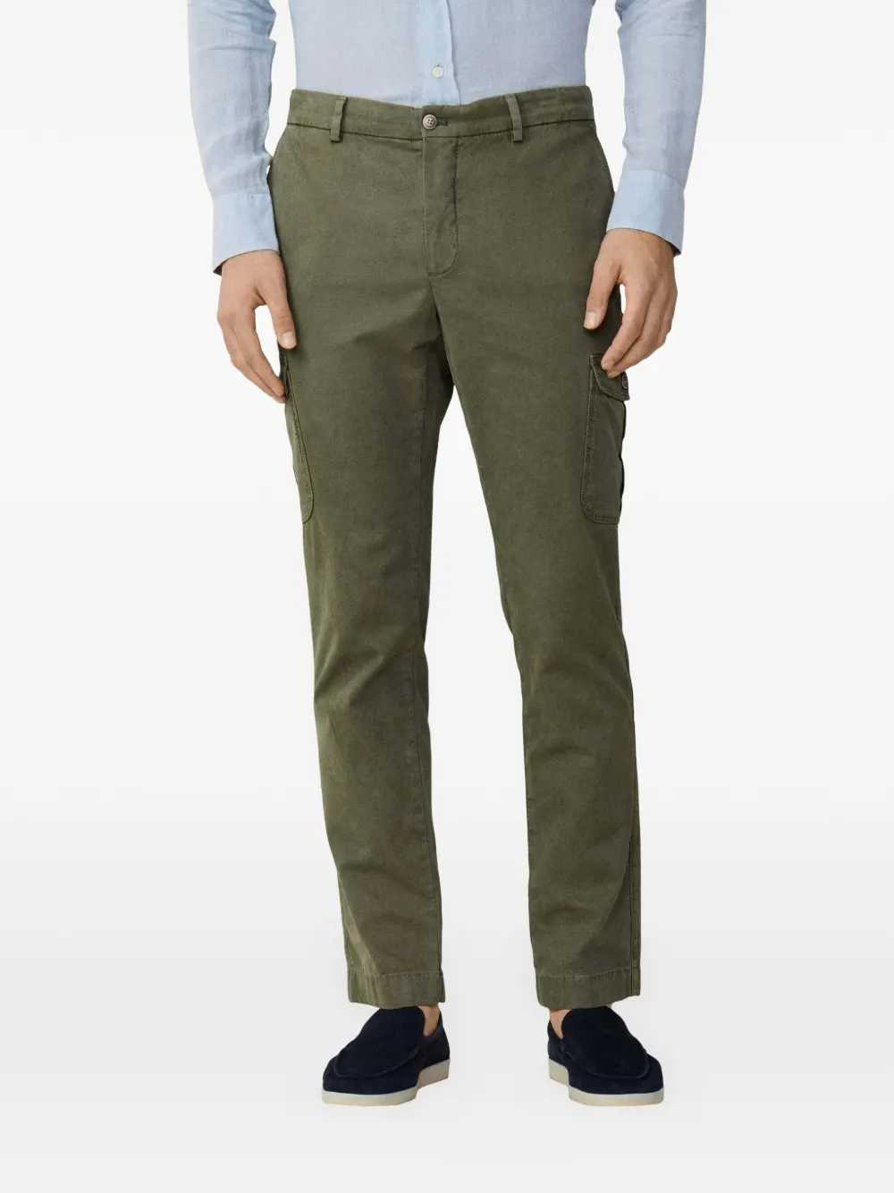 Hackett Devon Kensington Cargo Pants In Green