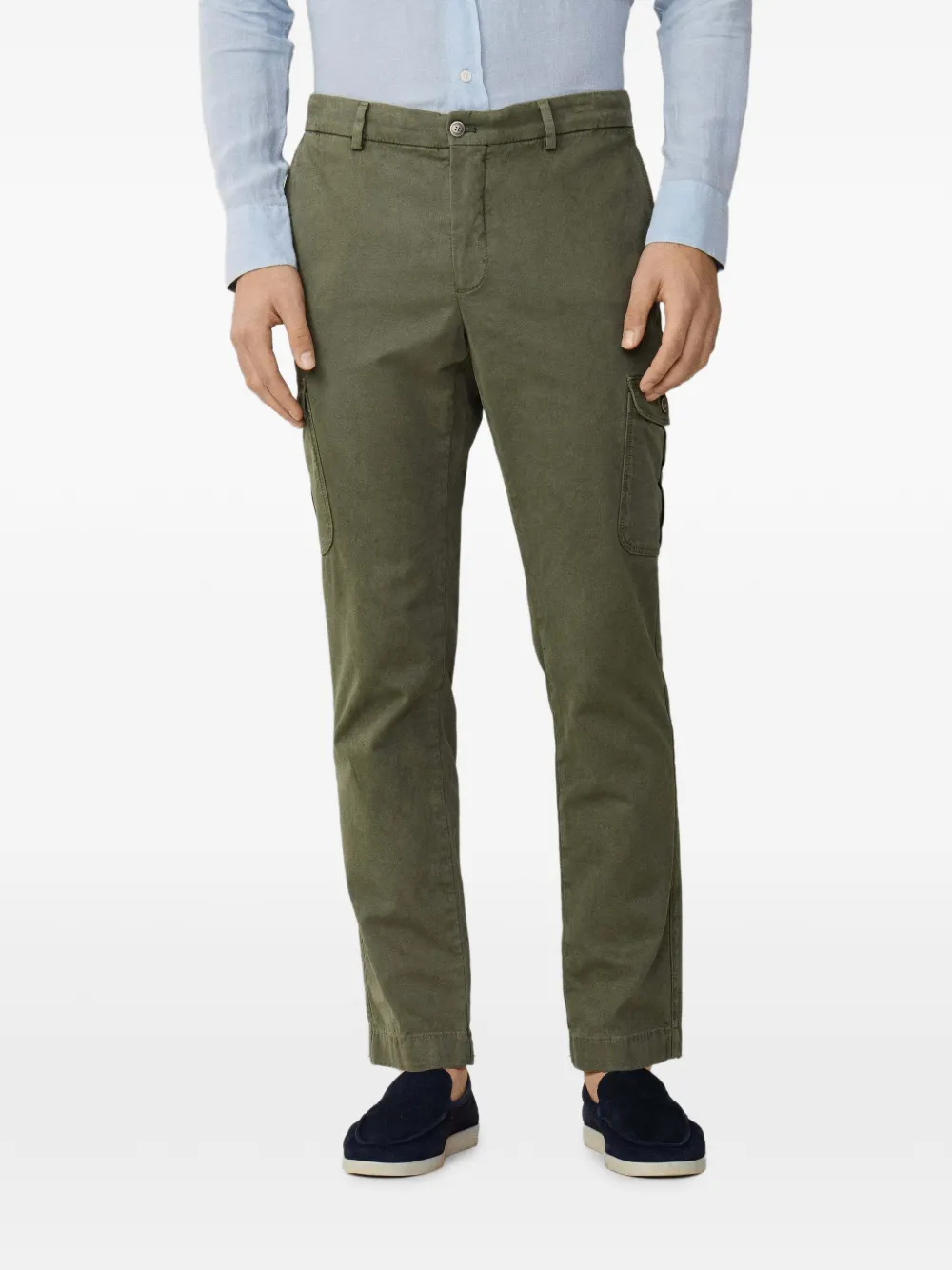 Hackett Devon Kensington Cargo Pants In Green
