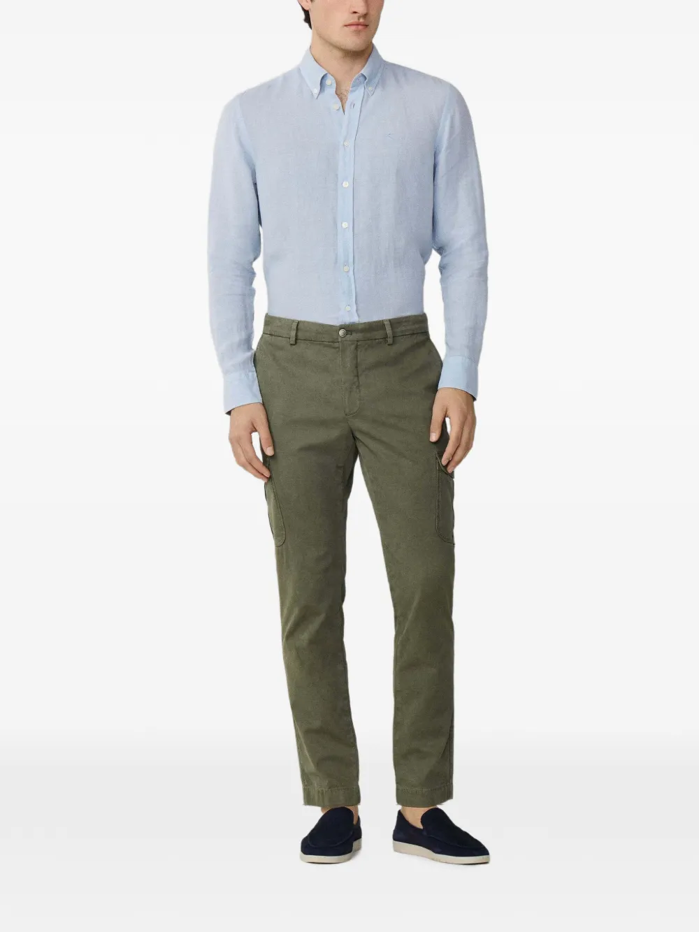 Hackett Devon Kensington Cargo Pants In Green