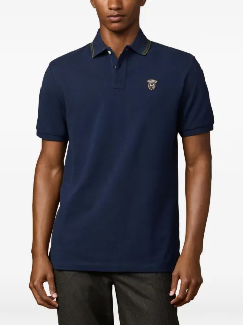 Hackett Badge-patch polo shirt